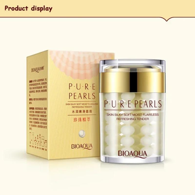 BIOAQUA Natural Pearl Увлажняющая ночная маска для лица Увлажняющая ночная маска для лица с контролем жирности Крем для ухода за кожей