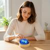 Игрушка-пельмень на пару, милая булочка для детей, коллекционеров, на стол, в офис, домой, разноцветный блеск