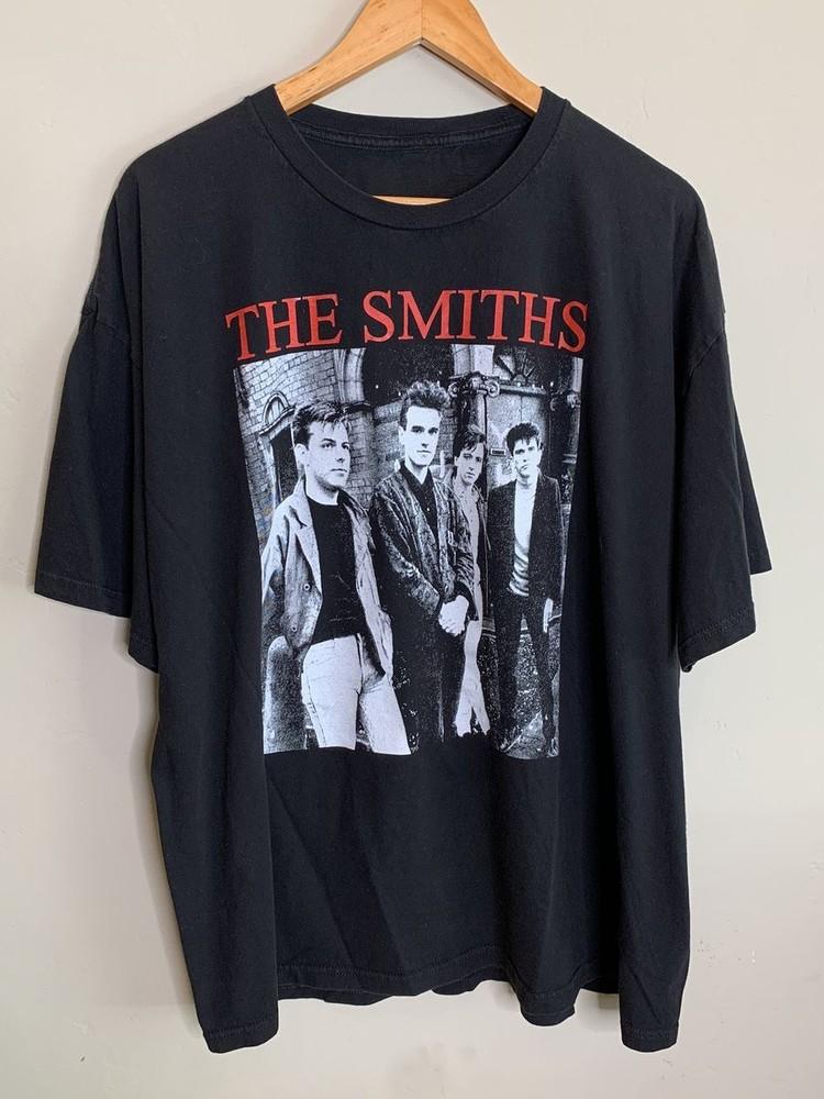 The Smiths Morrissey Группа Музыка Футболка, Черная Унисекс Футболка Мужская Женская KH11947 Унисекс Футболка