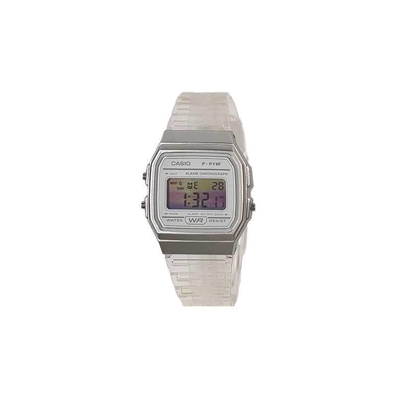 Casio Кастомизированные часы, модифицированная серия, водостойкие в повседневной жизни, F-91WS-7, модифицированное-глазурованное, мечта, кварцевый, ремешок из смолы, одинаковые для мужчин и женщин, s F-91WS-7
