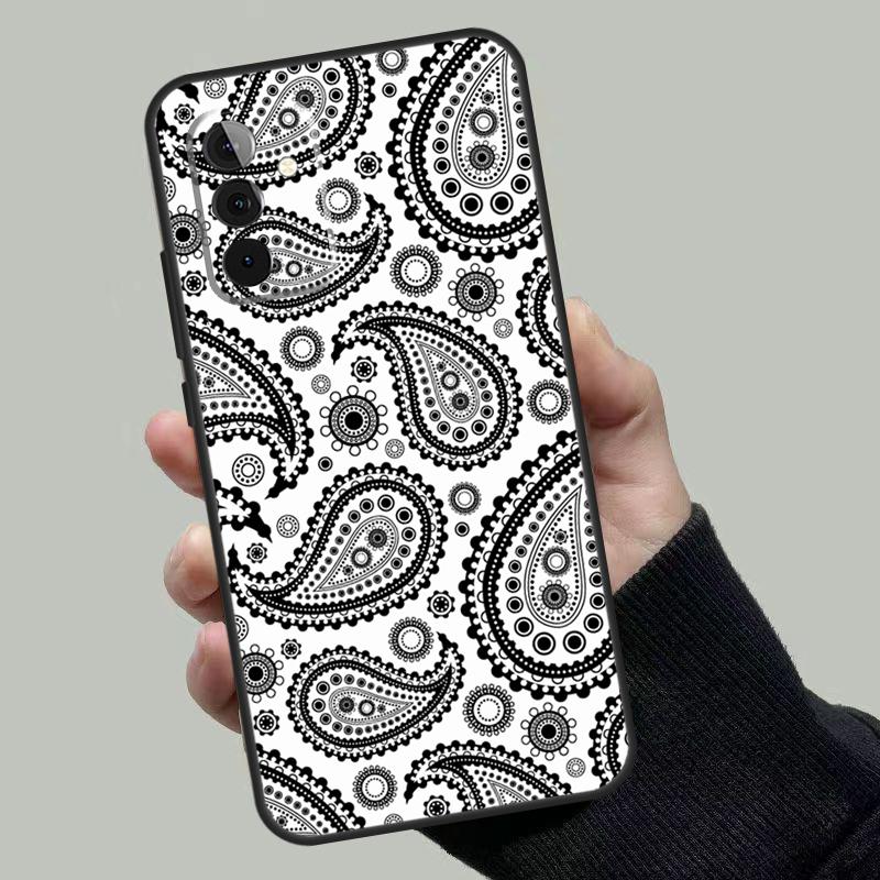 Bandana Seamless Pattern Case For Samsung Galaxy A06 A16 A26 A36 A56 A53 A32 A52 A33 A13 A55 A35 A15 A14 A34 A54 A17