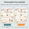 Waterproof Baby Long Sleeve Apron Feeding Blouse Toddler Bibs New Children Feeding Bib