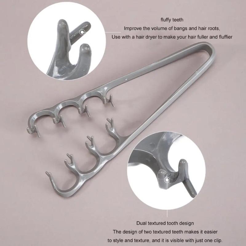Расческа для придания объема и текстуры, салонная расческа с широкими зубьями для укладки волос для мужчин и женщин, расческа для пышных вьющихся волос для объема и пробора челки
