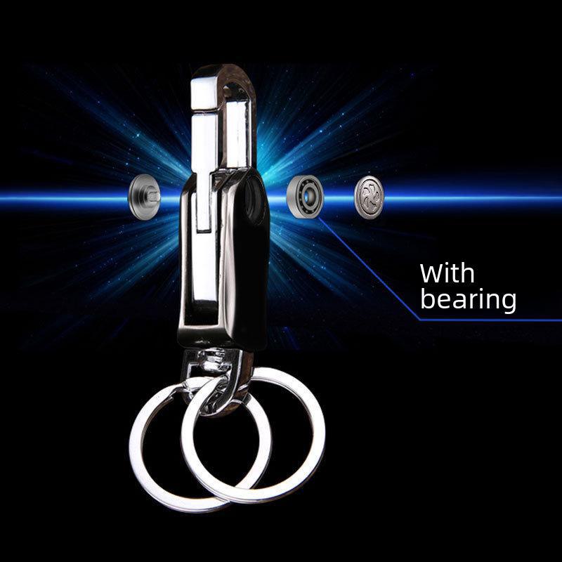 3-in-1 Car Accessories Fidget Spinner Keychain & Bottle Opener for Men's Waist - Key Ring