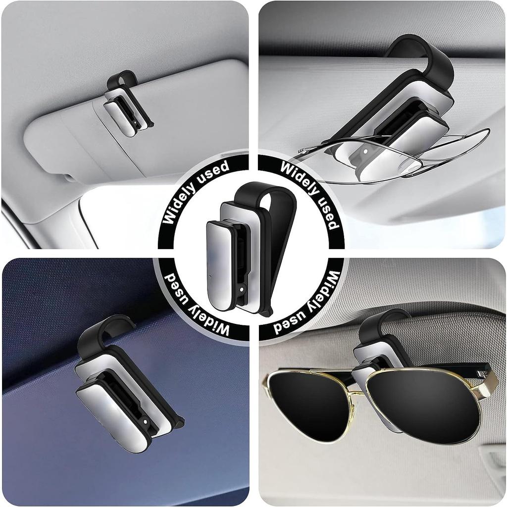 Держатель для очков, автомобильный солнцезащитный козырек с зажимом для карт, оправа для автомобильных очков, подставка для солнцезащитных очков, держатель для автомобильных очков, держатель для очков для автомобиля