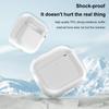 Transparent Protective Case Cover with Carabiner TPU Soft Skin Case Cover Anti-fall Wireless Earphone Cover for AirPods 4 (2025)