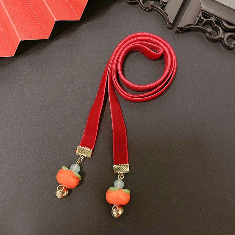 Китайский стиль плетеные волосы веревка головной убор ханьфу девушка DIY конский хвост милый новогоднее украшение для волос