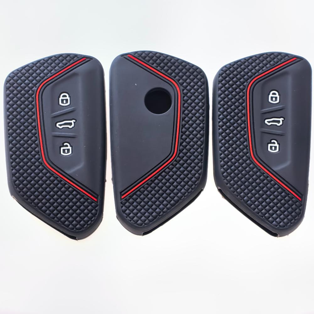 Чехол-брелок для ключа автомобиля для VW Volkswagen/Golf 8 MK8 ID.3 ID.4 /Cupra/Skoda/Octavia A8/SEAT/Leon MK4 2020 2026/Formentor/Tarraco