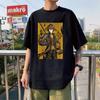 Morax Zhong Li Game Genshin Impact футболка в стиле панк с героями мультфильмов, повседневные свободные топы с принтом, плотный хлопок, женская футболка унисекс в стиле Харадзюку, винтажная футболка