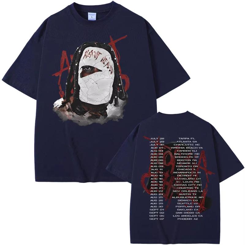 Rapper Lil Durk Healing Tour Tshirt Unisex Womens Hip Hop Fashion Vintage Oversized Tshirt Unisexs Casual Cotton Short Sleeve