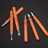 Handmade Wood Carving Knife Set: Includes Carving Knife, Pen Knife, Art Seal, Rubber Stamp, Perfect for Woodworking and Plaster Art.