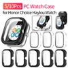 10 шт. Чехол для ПК для часов с защитной рамкой из закаленного стекла для Honor Choice Haylou Watch Защитная пленка для экрана часов против царапин