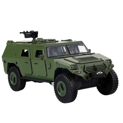 Военная машина из сплава с подсветкой и звуком, танк, переделанный, бронированный автомобиль, модель автомобиля, литая игрушка в подарок 132 для бездорожья