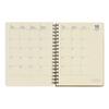 [Delfonics Planner 2026 Edition / Starting October 2025] Rollbahn Lace Large Monthly Planner (Cream)