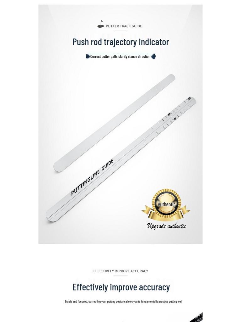 PGM Golf Precision Putter Guide with Trajectory and Topspin Control