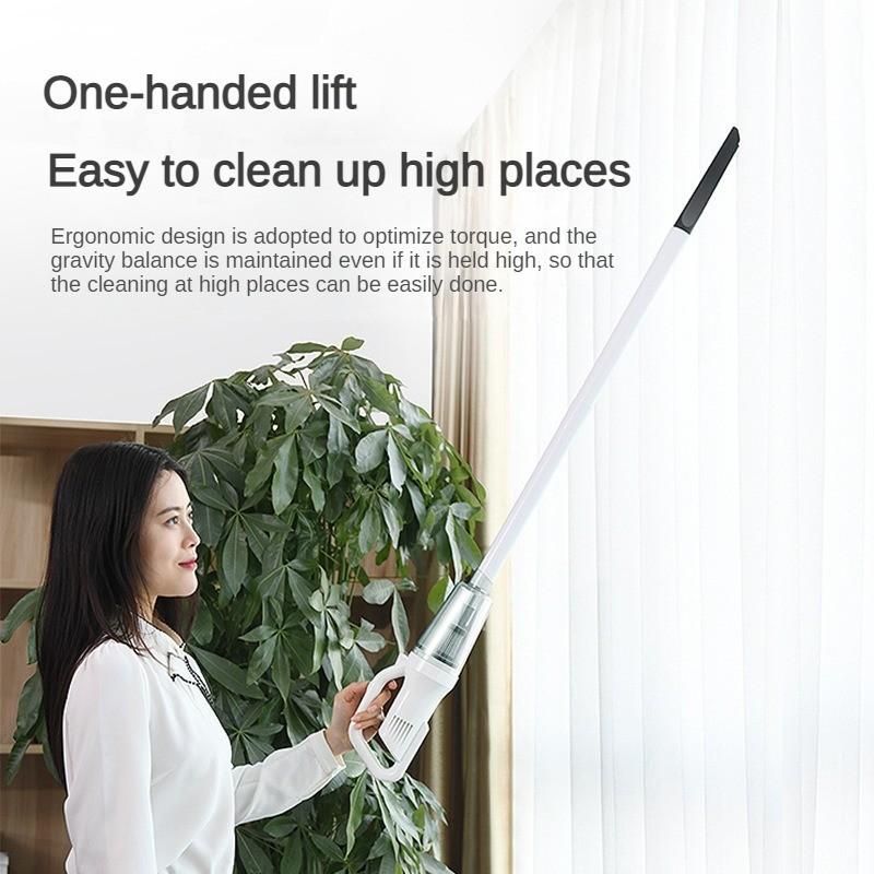 Car Wireless Vacuum Cleaner Household Small High-Power Dust Collector Handheld Silent Mite Removal Vacuum Cleaner 120W