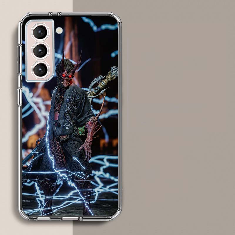 Чехол для телефона Black Myth Wu Kong для Samsung Galaxy S25 Edge S24 S23 FE S21 S20 S10 Plus S22 S26 Ultra Чехол Прозрачные Чехлы TPU Capa S