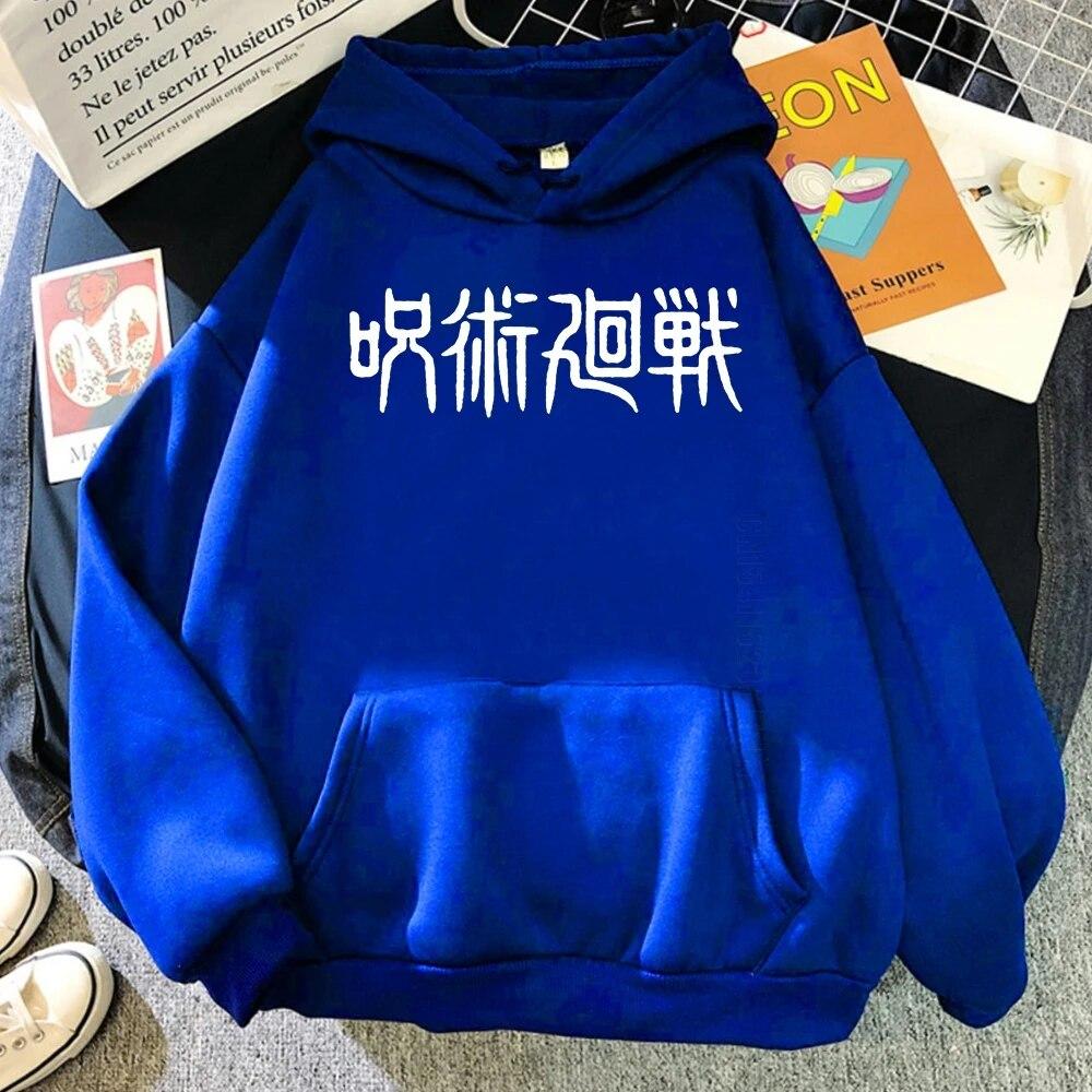 Hoodie Gojo Jujutsu Kaisen Hot Print Homme Hoodies Harajuku Daily Casual Unisex's Japan Anime Hooded Warm Autumn Unisex Clothing