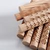 3D узор деревянный прижимной ролик DIY рельефный скалка текстура ролик для глины принадлежности для выпечки