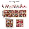 12Pcs Christmas Decoration New Year Gift Gnomes Pendants 2025 Christmas For Xmas Tree Wooden Hanging Ornaments