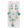 Cross-border children's jewelry pearl alloy starfish shell unicorn necklace bracelet ear clip ring DIY jewelry cover