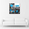 Canvas print, Tulip flowers nature collage