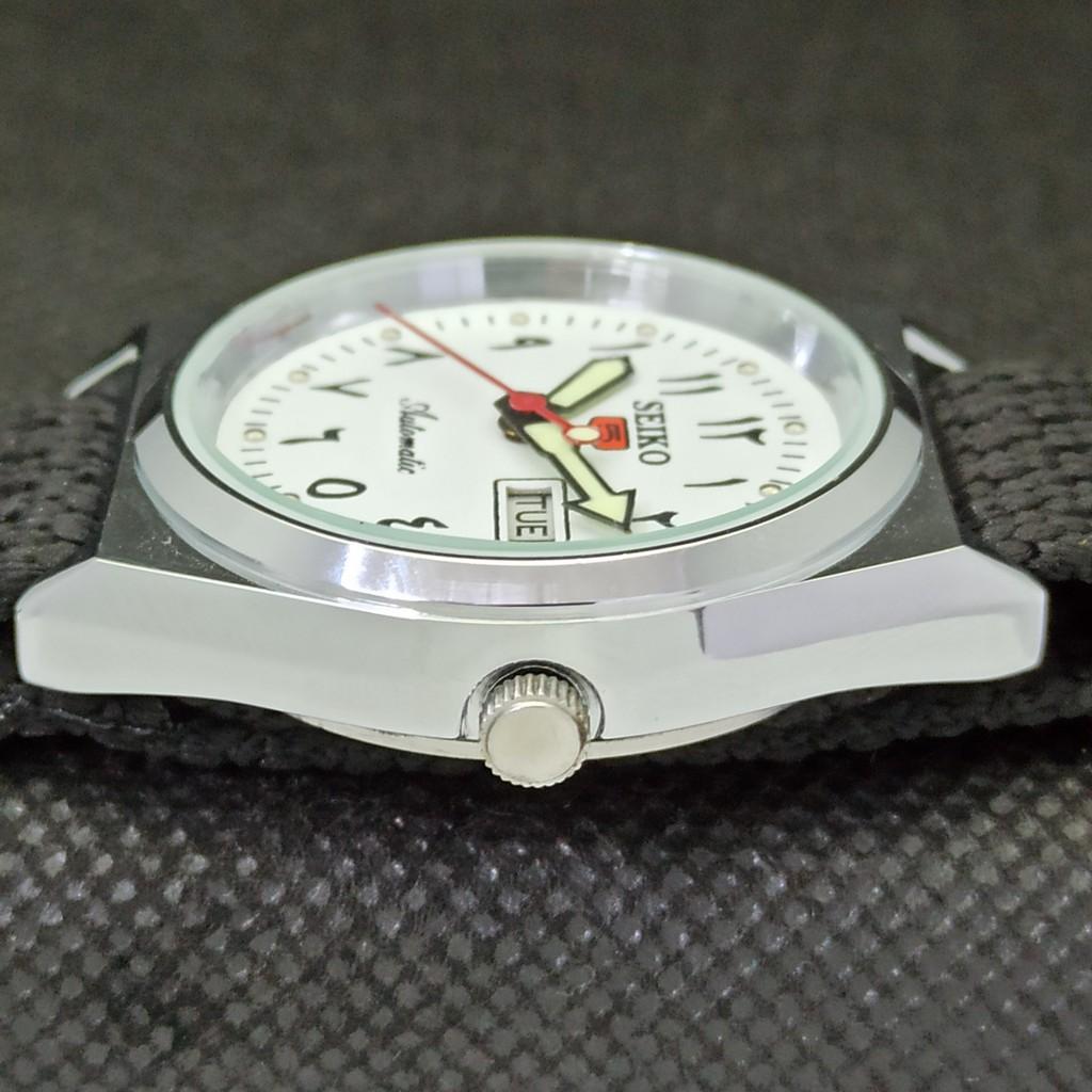 ВОССТАНОВЛЕННЫЕ ВИНТАЖНЫЕ SEIKO 5 AUTO 6309A ЯПОНИЯ МУЖСКИЕ АРАБСКИЕ ЧАСЫ 533c-a279891-2