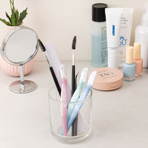 Kaijirushi Women'S Can Eyebrow Razor 3Pcs