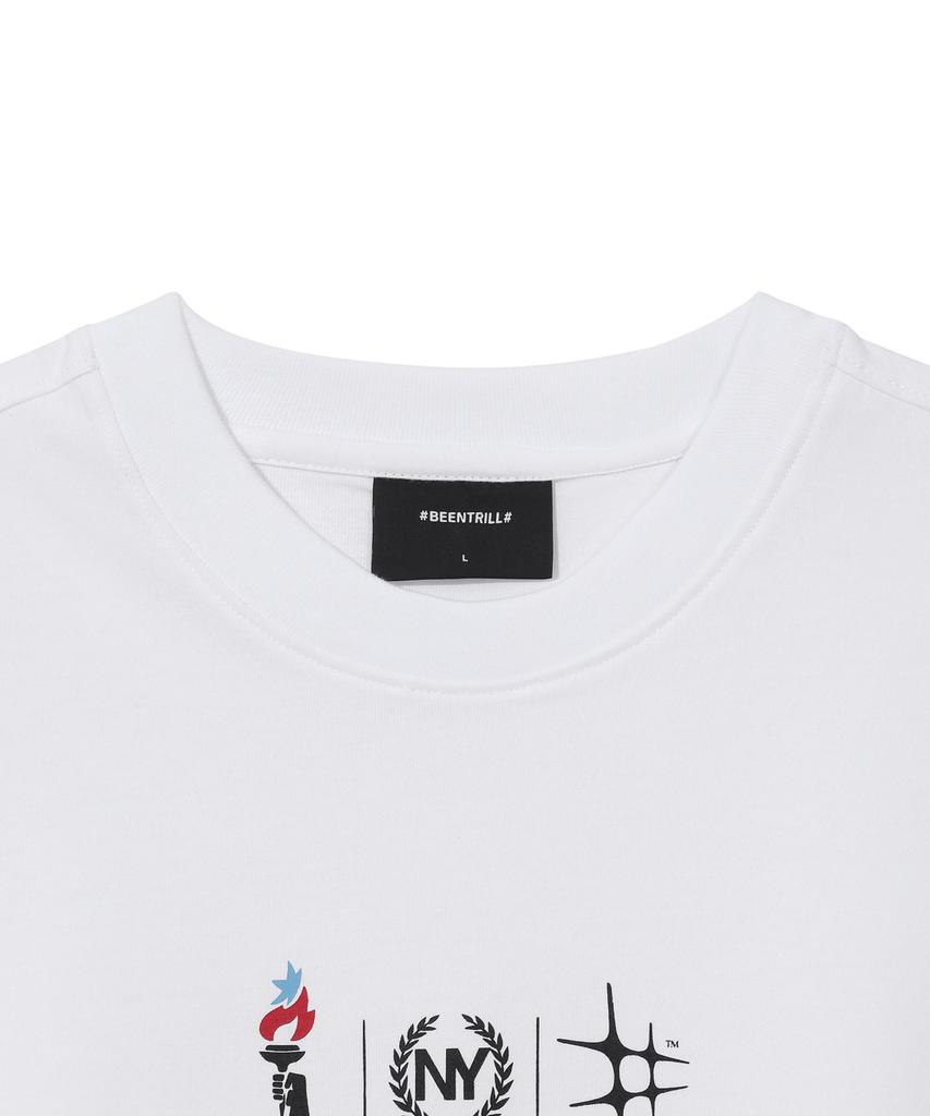 Футболка BEENTRILL Bny Эстафета огня (белый)