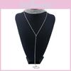 Fashionable Rhinestone Decoration Women Neck Necklace With Tassels For Casual Wear Gift Idea