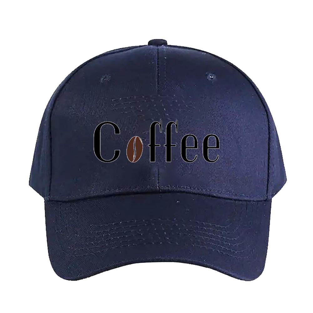 Coffee Bean lover Caps Summer Adult Baseball Cap Adjustable with Curved Brim Duckbill Hat Protection Sun Hats