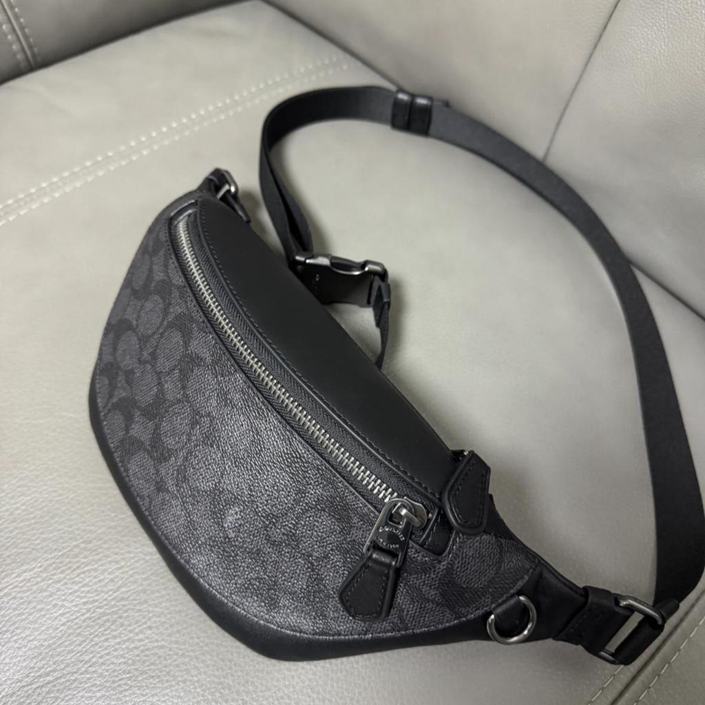 [Pre-Owned] Warren 33 Classic Monogram Canvas And Leather Waist Bag Mini - Unused #F0ODQW