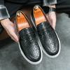 Модная мужская кожаная повседневная обувь, мужские мокасины без застежек, модные мокасины, удобная мужская обувь для вождения, универсальная обувь для отдыха и прогулок