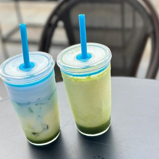 Стакан для воды с крышкой и соломинкой 450 мл, не содержит БФА, многоразовый стакан для холодного кофе, прозрачная пластиковая посуда для чая, смузи