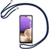 Silicone Case - PROSHOP - for Samsung A32 5G - Reinforced Corner - Shockproof - Navy Blue Chain