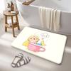 Cute Mermaid Room Mats Anti-slip Absorb Water Long Strip Cushion Bedroon Mat Household Carpets