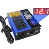 Автомобильные транспортные средства Инверторы мощности Автомобильный инвертор DC12V/24V в DC110V/220V 3 порта Преобразователь Trips ABS Common Fit Cars Power Inverters