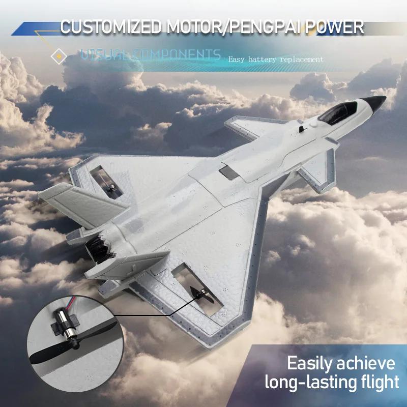 2CH RC Fighter FX630 Самолет с дистанционным управлением J20 EPP Foam Glider с гироскопом Модель самолета Игрушки для детей Мальчики Подарок