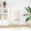 Cream Armchair 62 x 67 x 95.5 cm Sherpa Fabric