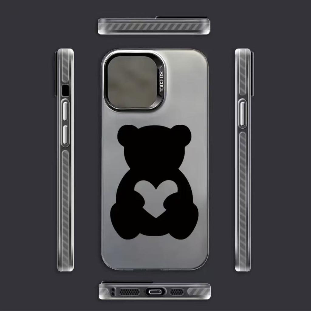 Care Bear mobile phone case suitable for iPhone 17 16 15 14 13 12 11 Pro/ Max /Plus anti-fall and shockproof back cover