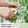 Stainless Steel Garden Pruner Scissors Pruning Tree Fruit Graft Planting Branch Garden Branch Cutting Sharp Garden Tools