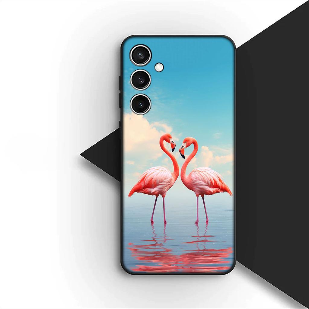 Casing for Samsung Galaxy A35 A36 A55 A26 A05 A06 A14 A50 A51 A53 A54 A12 A13 A23 Phone Cover Protective Case Flamingo