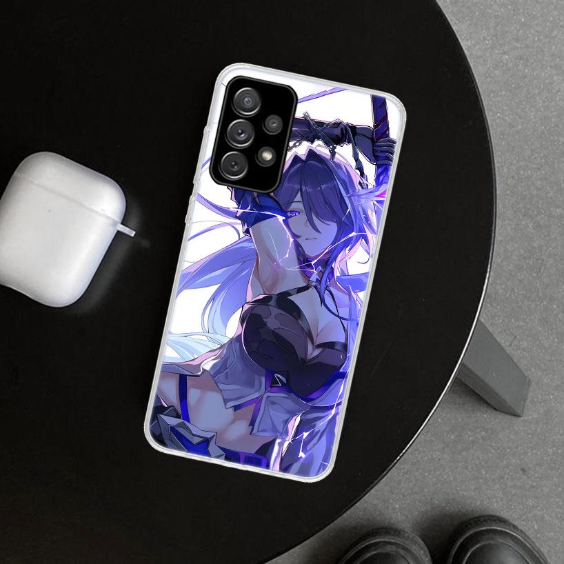 Чехол для телефона Honkai Star Rail Acheron для Samsung Galaxy A17 A16 A26 A36 A56 A57 A37 A15 A25 A35 A55 A14 A24 A34 A54 A13 A23 A33 A