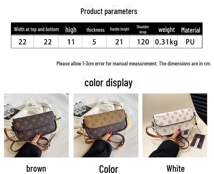 Трендовая женская сумка через плечо и почтальон 2024 года: Модный принт с первоклассным дизайном