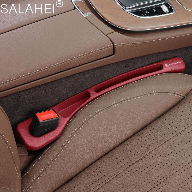 SFX1 2pc Car Seat Gap Filler Leak Proof Strip For Mercedes Benz CLA GLC GLA GLB GLE GLS W212 W213 W205 W206 C180L C E S Class sticker