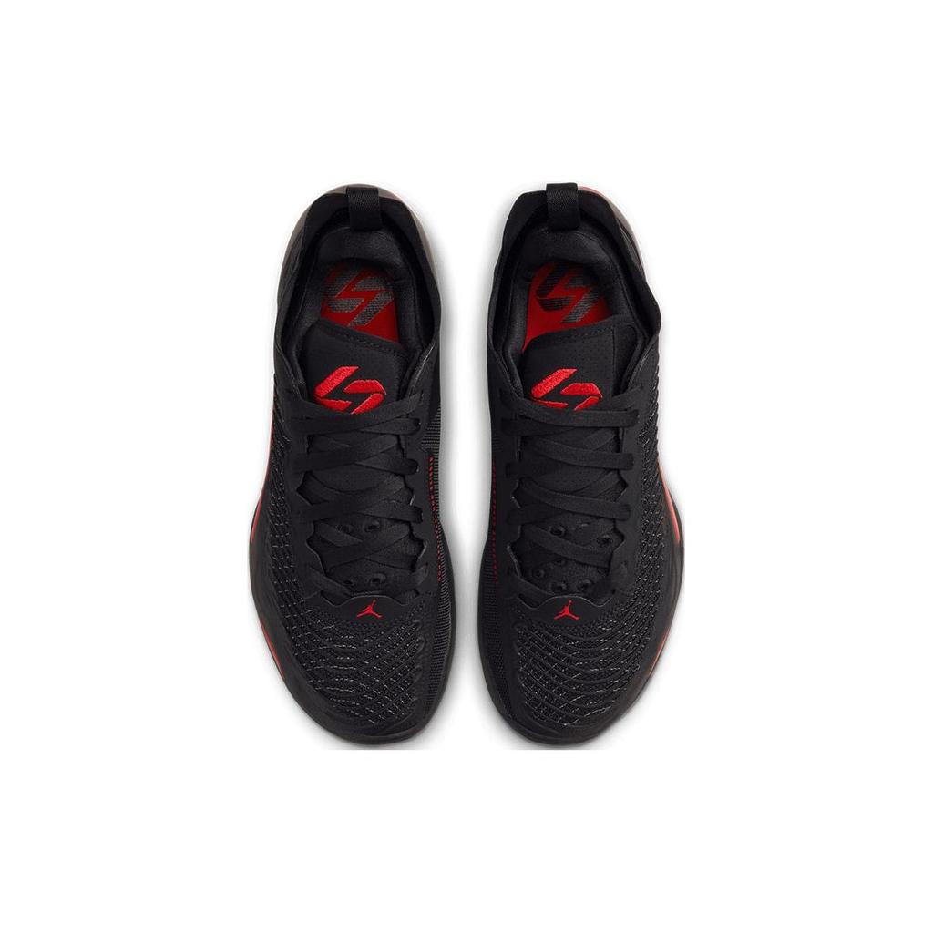 Кроссовки Air Jordan Luka 1 PF Bred Мужские Черный Темно-серый Университетский красный DQ6510-060