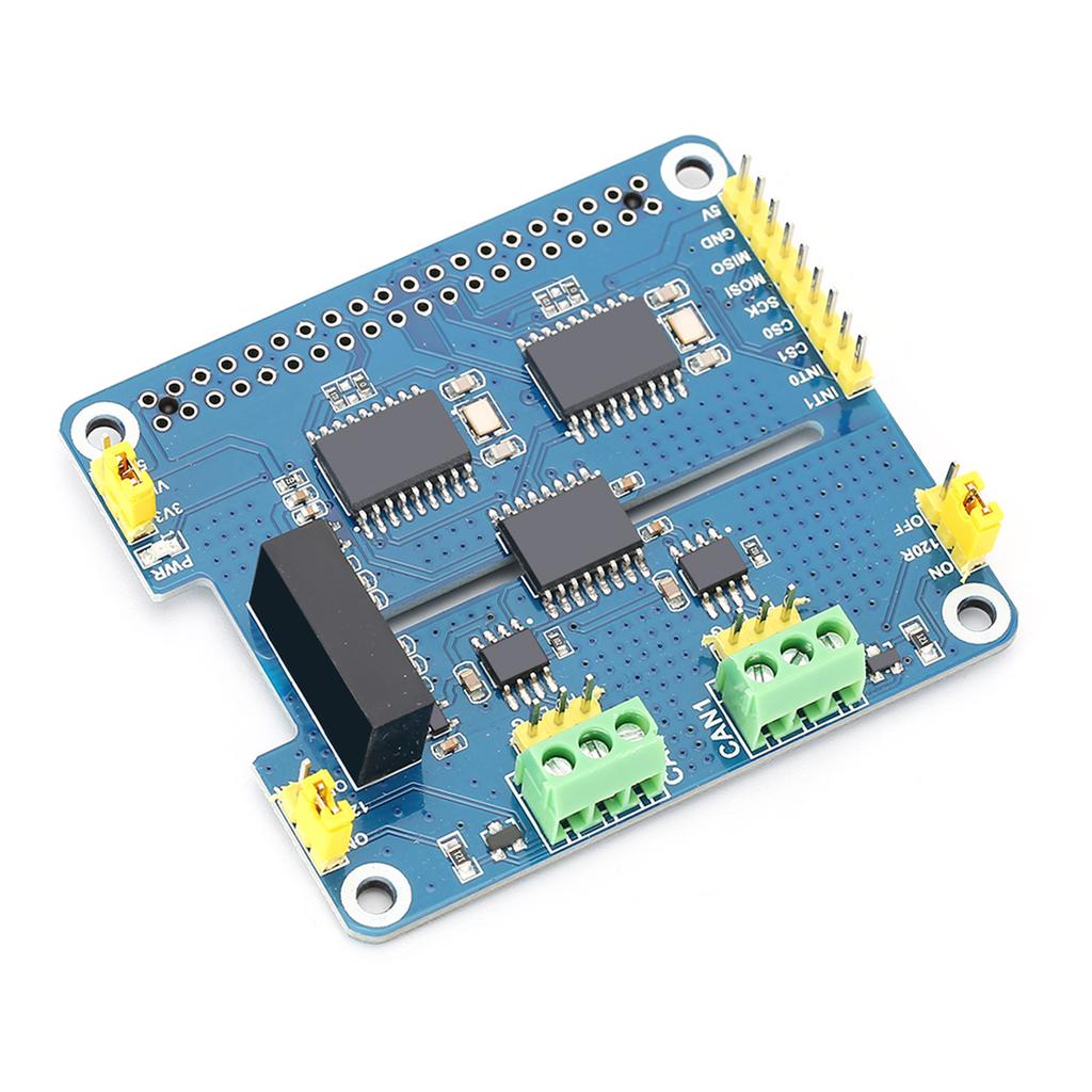 CAN Module Bus Line Dual Channel Isolated Onboard Protection Circuit for Raspberry Pi