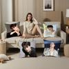 Чехол для подушки K-pop певца Ча И-Ын У-У Плюшевая ткань Мягкий Чехол для подушки Двусторонний принт Чехол для подушки Подушка для дивана