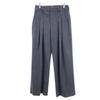 Wool Blend Wide Pants 36 Gray Women Used