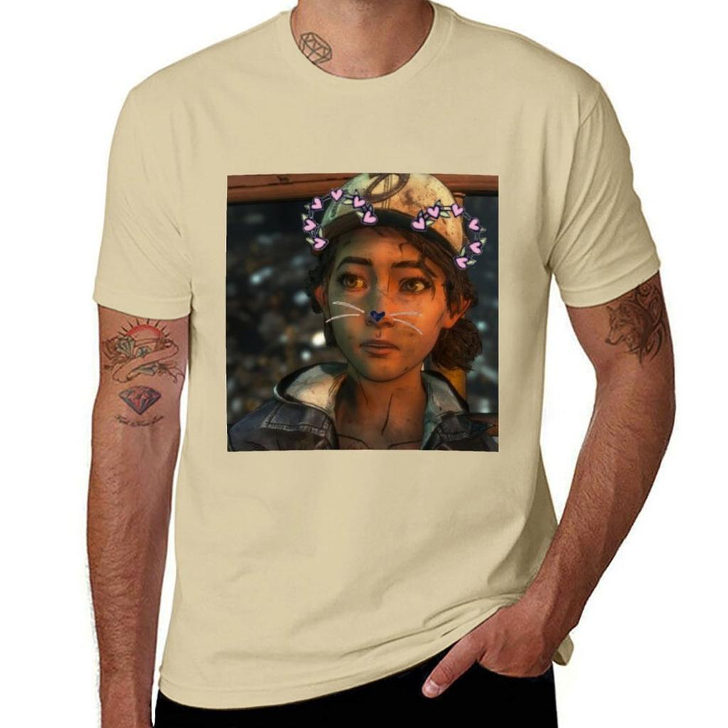 Snapchat Filtered Cleunisextine The Walking Dead Game Gamer Tshirt Plus Sizes Short Sleeve Tee For A Boy Sublime Unisexs T Shirts